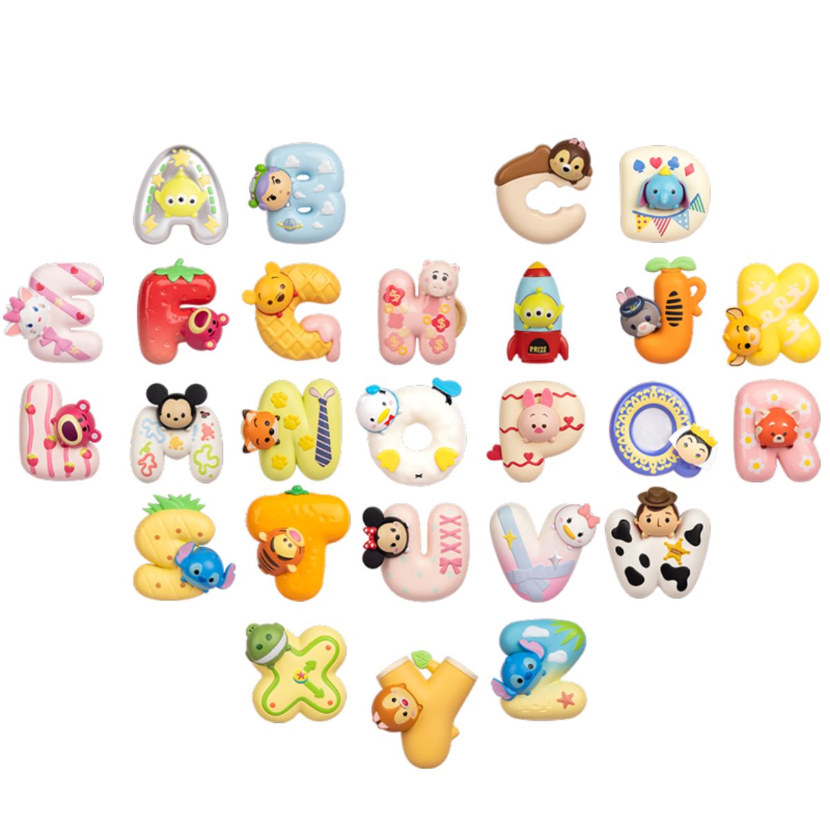 Disney Tsum Tsum Magnetic Letter Collection - Bộ sưu tập chữ cái nam châm - OTHER GIRL BRANDS CH2070-A01-CH