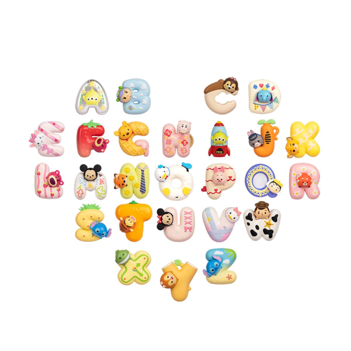 Disney Tsum Tsum Magnetic Letter Collection - Bộ sưu tập chữ cái nam châm - OTHER GIRL BRANDS CH2070-A01-CH