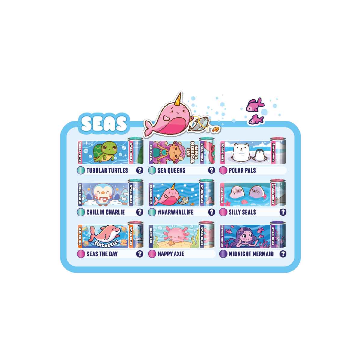 DIY Sticki Rolls Collection - Bộ sưu tập vòng tay Sticker sáng tạo - OTHER GIRL BRANDS SR200