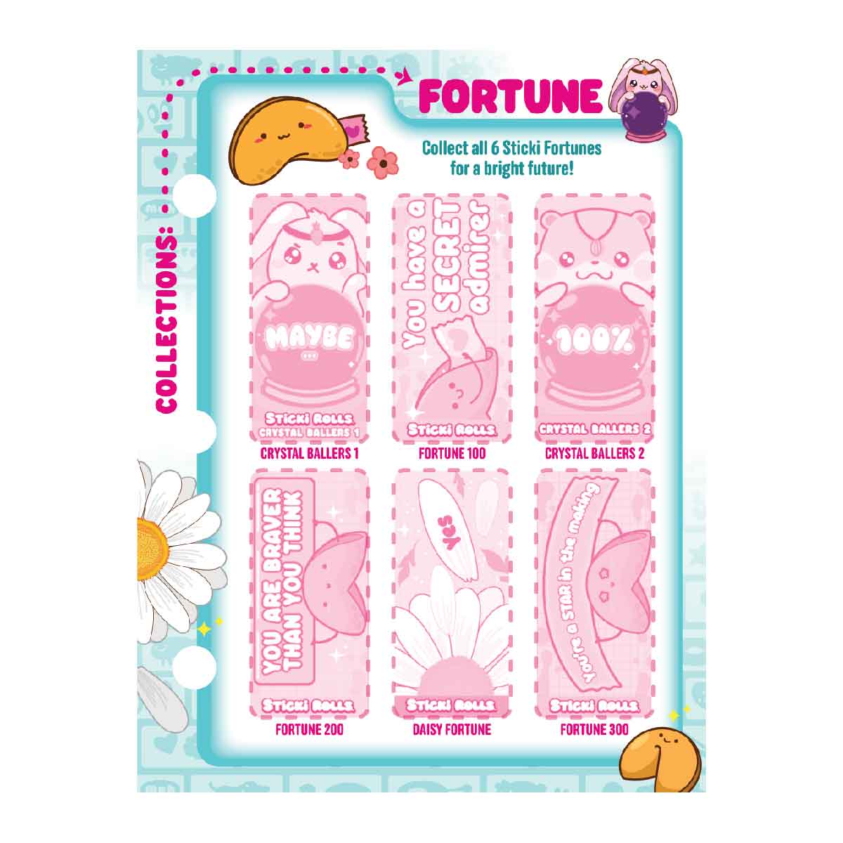 DIY Sticki Rolls Collection - Bộ sưu tập vòng tay Sticker sáng tạo - OTHER GIRL BRANDS SR200