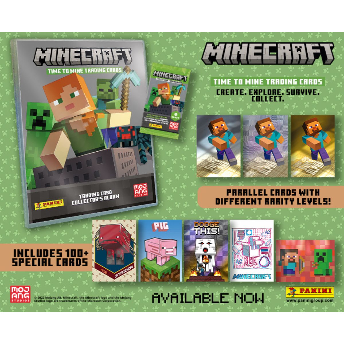 Minecraft 2 Starter Card Set - Bộ thẻ hình khởi đầu - Panini