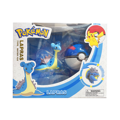 Pokemon Transformation Ball: Lapras - Mô hình bóng biến hình Pokemon - POKEMON TOYS ZC8949E