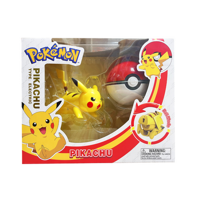 Pokemon Transformation Ball: Pikachu Battle - Đồ chơi Bóng Pokemon Biến Hình - POKEMON TOYS ZC8946E