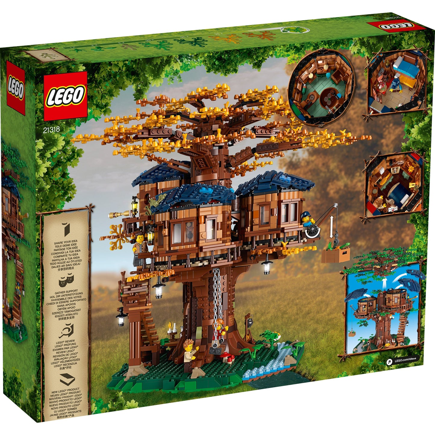 LEGO® Ideas Tree House - Bộ Lắp Ráp Nhà Trên Cây - LEGO 21318