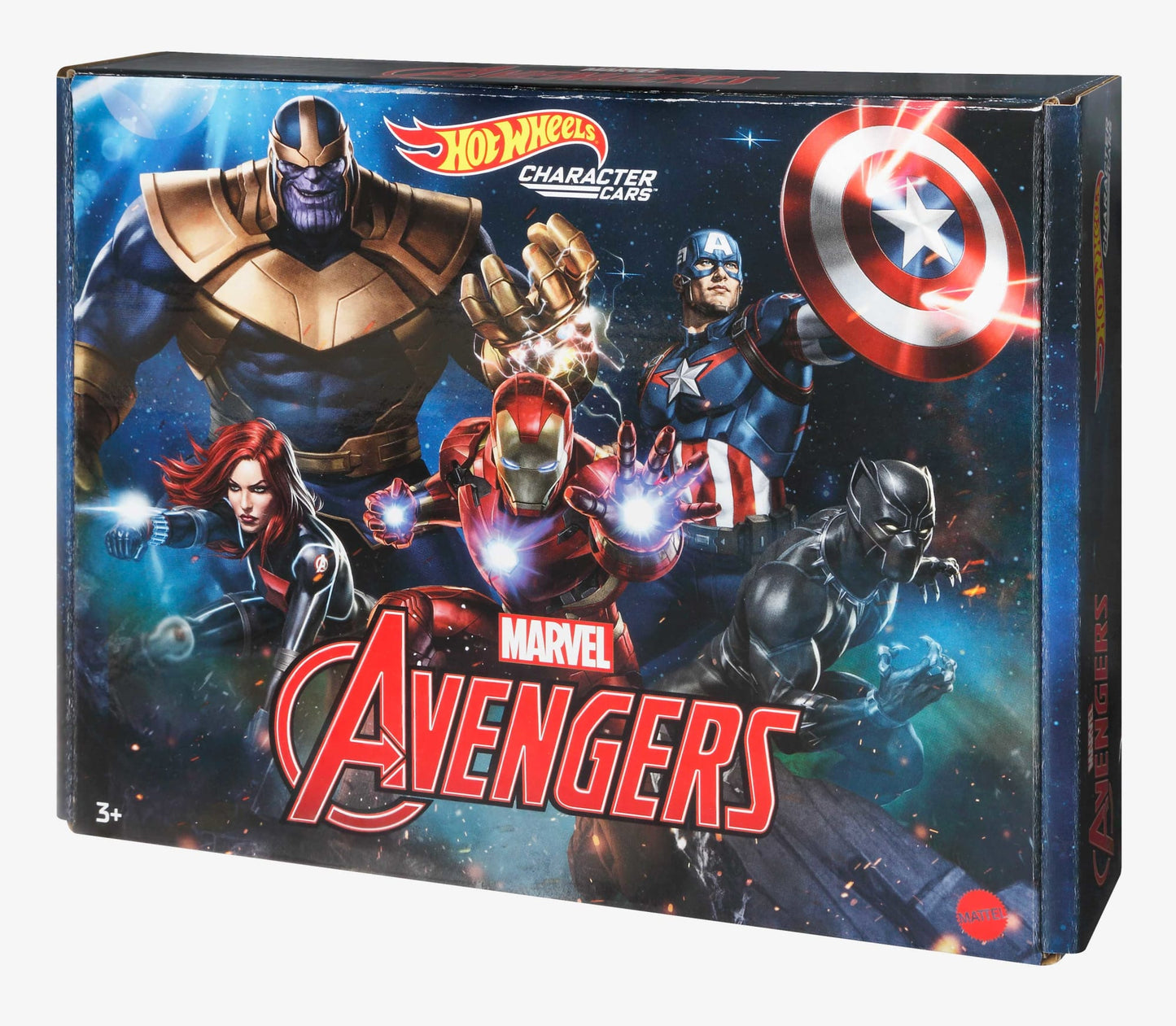 Hot Wheels Character Cars Marvel Avengers 5-Pack - Bộ 5 Xe Mô Hình Siêu Anh Hùng Marvel - Hot Wheels HBY34 - Hình ảnh sản phẩm
