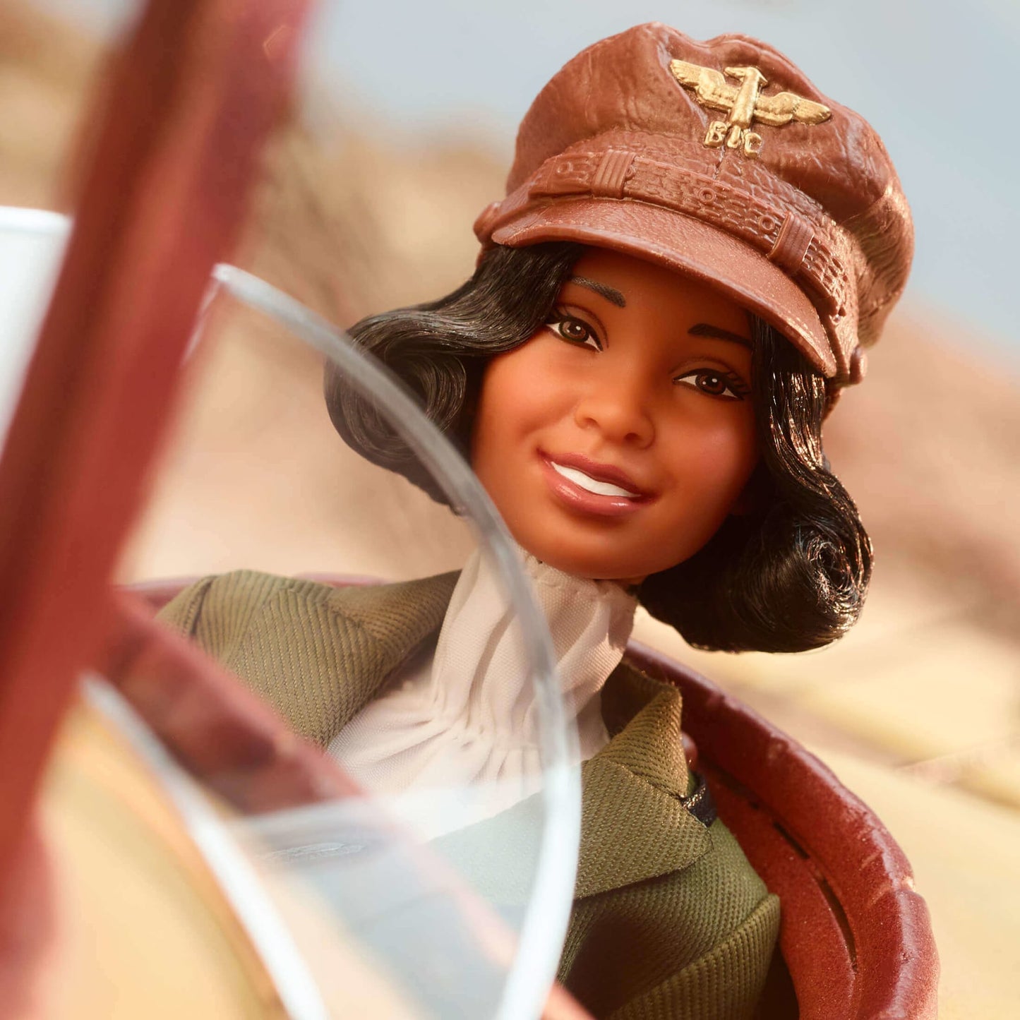 Barbie Inspiring Women Bessie Coleman Doll - Búp Bê Sưu Tầm Cao Cấp - Barbie Signature HJX37 Barbie Signature - ảnh 2 - Dolls