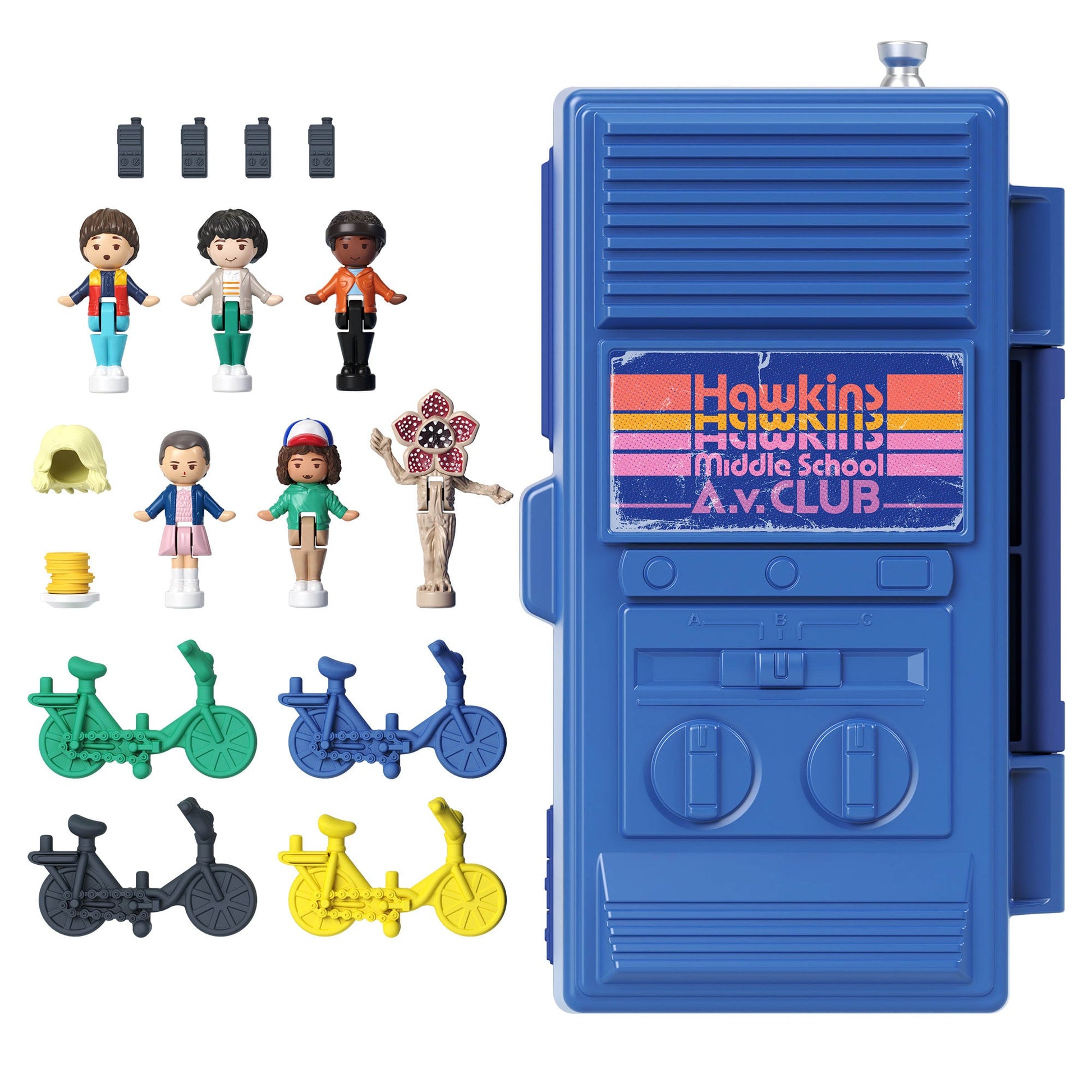 Polly Pocket Collector Stranger Things Compact - Bộ Đồ Chơi Mô Hình Sưu Tầm - Mattel HWP22 Mattel - ảnh 5 - Đồ sưu tầm