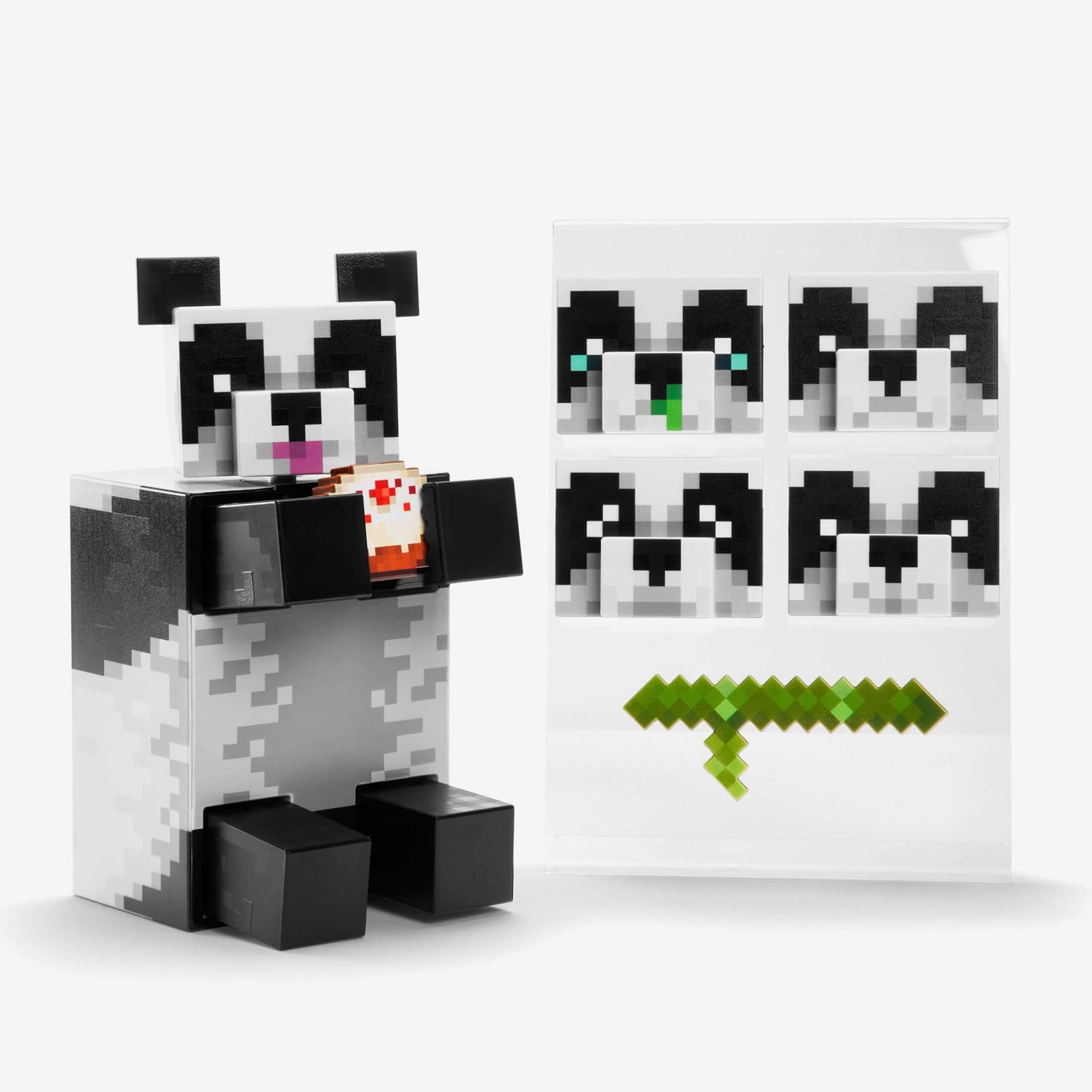 Minecraft Diamond Level Panda Figure - Mô Hình Gấu Trúc Sưu Tầm Cao Cấp - Mattel Creations Mattel - ảnh 4 - Action Figure