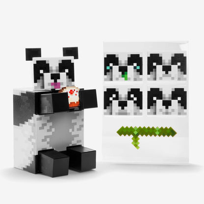 Minecraft Diamond Level Panda Figure - Mô Hình Gấu Trúc Sưu Tầm Cao Cấp - Mattel Creations Mattel - ảnh 4 - Action Figure