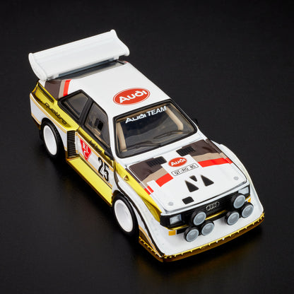 RLC Exclusive 1985 Audi Sport quattro S1 - Xe Mô Hình Rally 1:64 Hot Wheels Red Line Club
