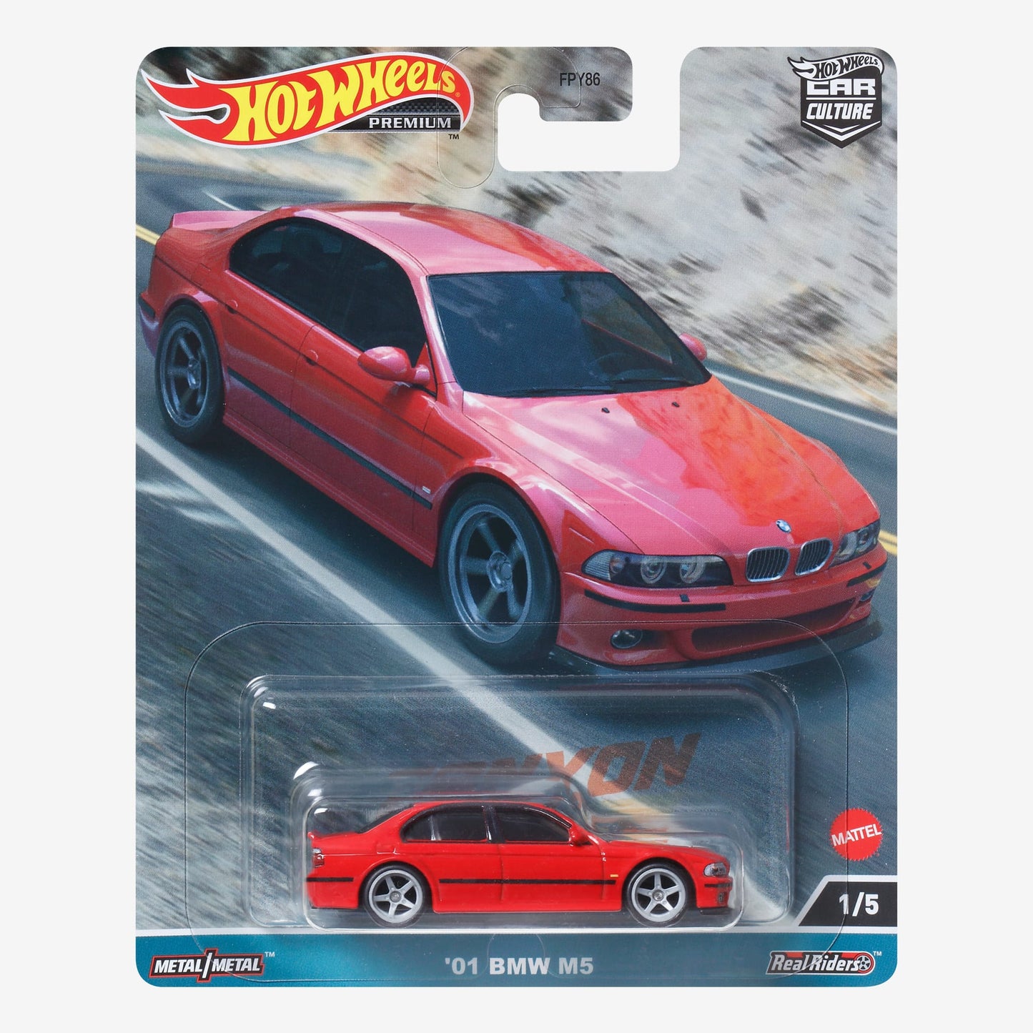 Hot Wheels Car Culture Circuit Legends Vehicles BMW E39 M5 - Xe Mô Hình Tỷ Lệ 1:64 Cao Cấp - Hình ảnh sản phẩm