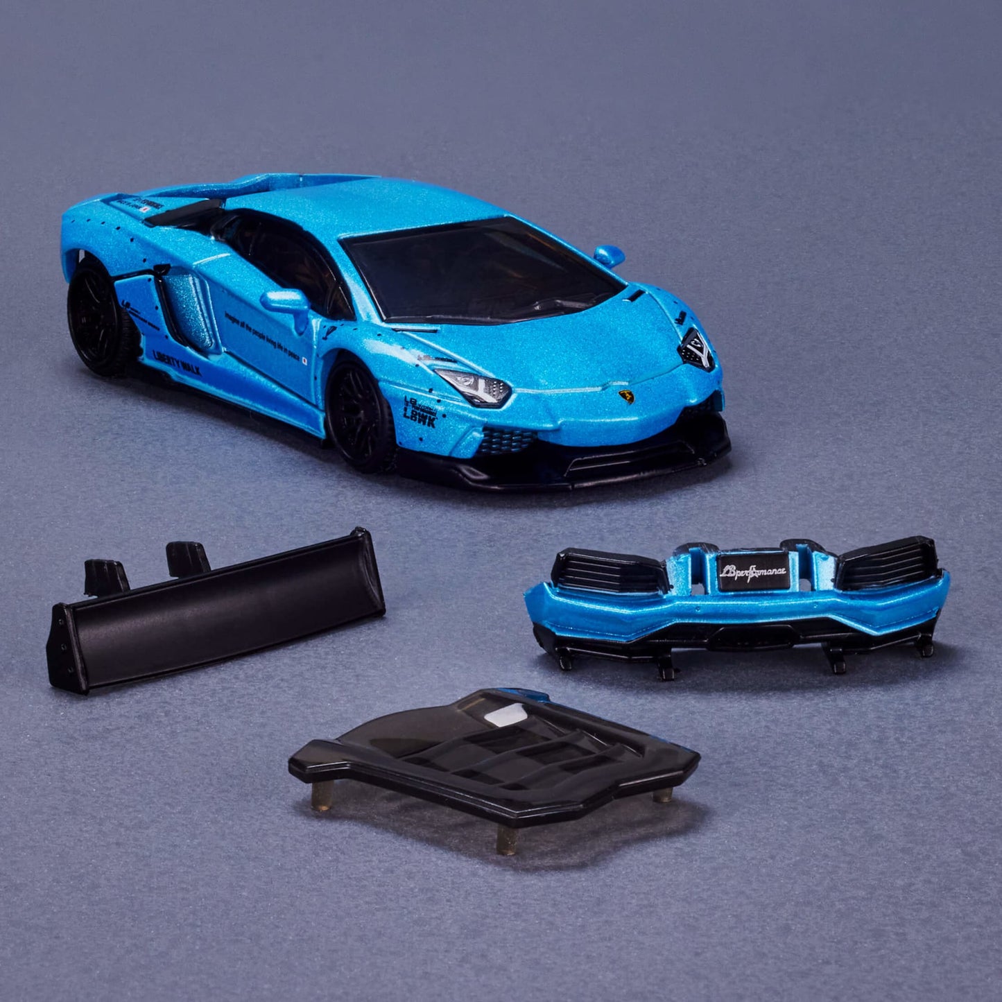 Elite 64 Series LBWK Lamborghini Aventador LP 700-4 - Mô hình xe tỉ lệ 1:64 Hot Wheels - Hình ảnh chi tiết 2