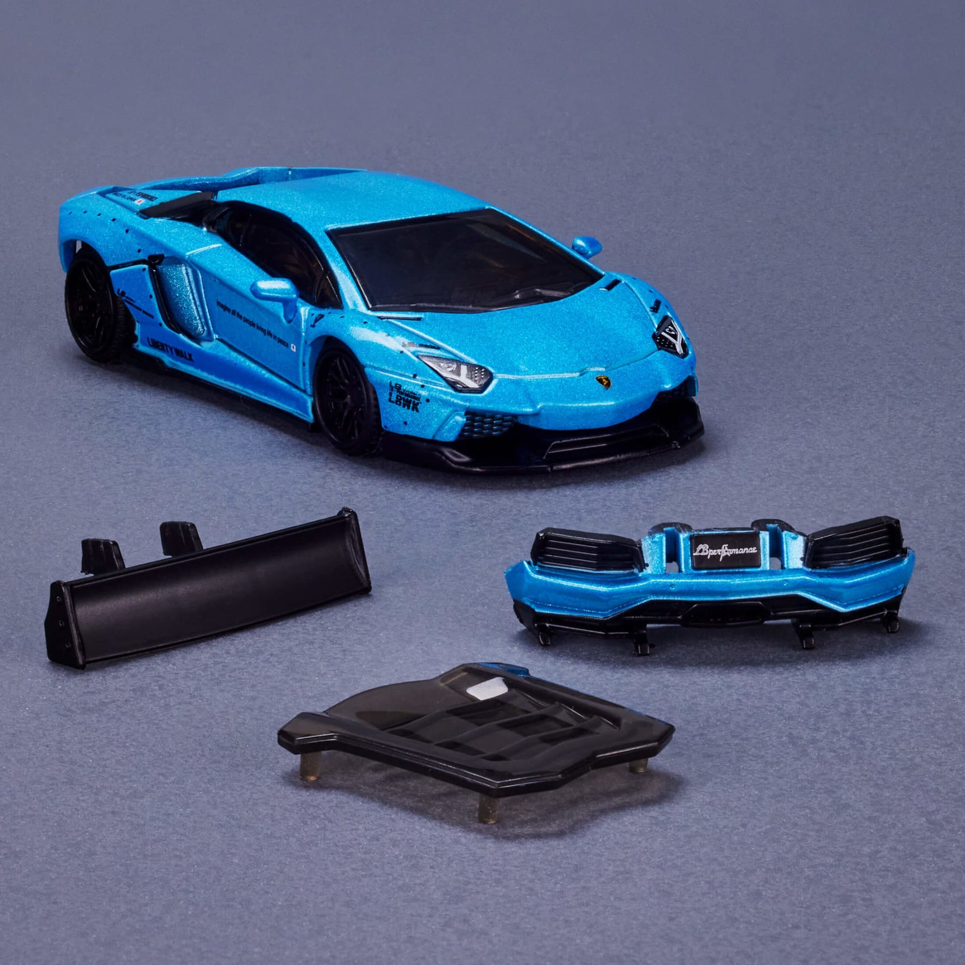 Elite 64 Series LBWK Lamborghini Aventador LP 700-4 - Mô hình xe tỉ lệ 1:64 Hot Wheels - Hình ảnh chi tiết 2