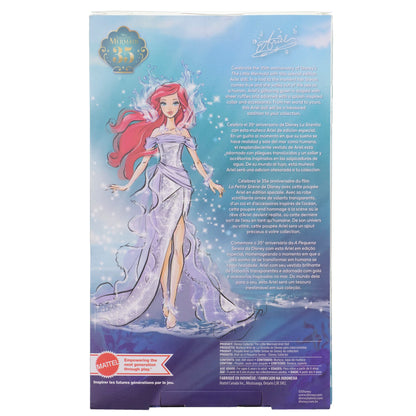 Disney Collector The Little Mermaid Ariel 35th Anniversary Doll - Búp bê Sưu tầm Nàng tiên cá - Mattel HWP47 Mattel - ảnh 2 -
