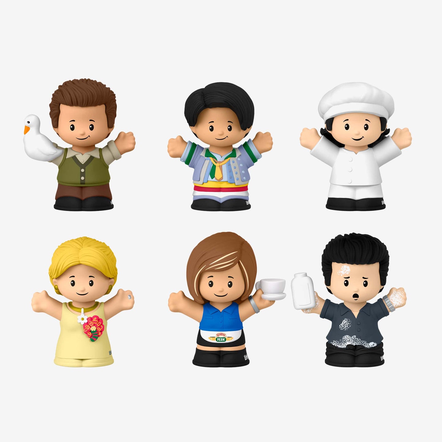 Little People Collector Friends TV Series Special Edition Set - Bộ Mô Hình Nhân Vật Sưu Tầm Phim Friends Mattel Creations - Góc nhìn khác 3