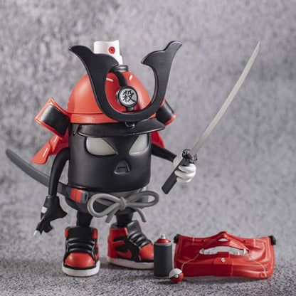 BUSHIDO-ONICAN BRED EDITION - Mô Hình Art Toy Figure Giới Hạn - Inch Lab - Góc nhìn khác 3