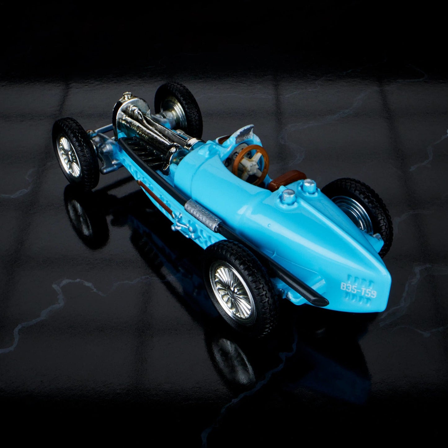 Hot Wheels Elite 64 Bugatti Type 59 Mô Hình Xe Đua Tỉ Lệ 1:64 Cao Cấp Hot Wheels Hot Wheels - ảnh 5 - Xe mô hình