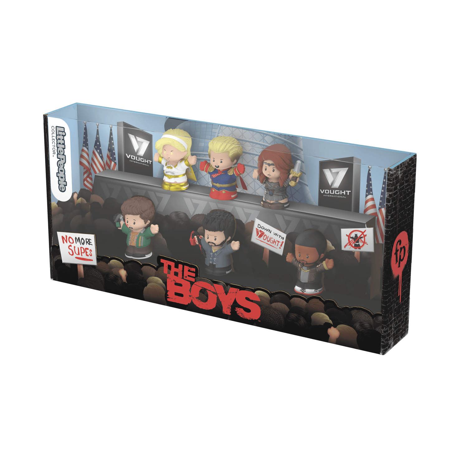 Little People Collector The Boys Special Edition Set - Bộ 6 Mô Hình Nhân Vật Cao Cấp - Mattel Creations
