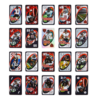 UNO Fandom NFL Chicago Bears Game Deck - Bộ Bài Thẻ Bài Thể Thao Sưu Tầm Mattel - Hình ảnh bổ sung 6