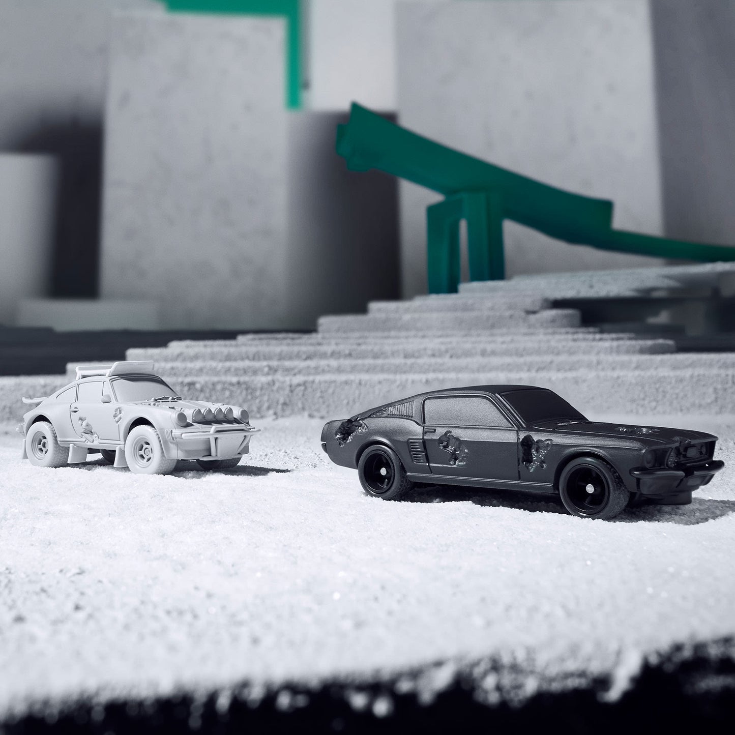 Hot Wheels x Daniel Arsham Eroded Ford Mustang - Mô Hình Xe Nghệ Thuật 1:64 - Mattel HPJ33 Hot Wheels - ảnh 4 - Mô hình xe sư