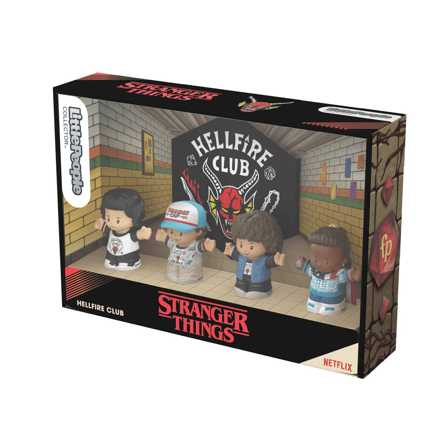 Little People Collector Stranger Things Hellfire Club Special Edition Set - Bộ Mô Hình Sưu Tầm Nhân Vật - Fisher-Price Fisher