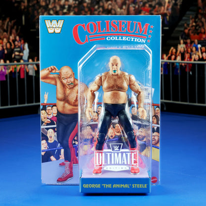 WWE Ultimate Edition Coliseum Collection "Rowdy" Roddy Piper & George "The Animal" Steele 2-Pack - Bộ 2 Mô Hình Action Figure Cao Cấp Mattel HMC60