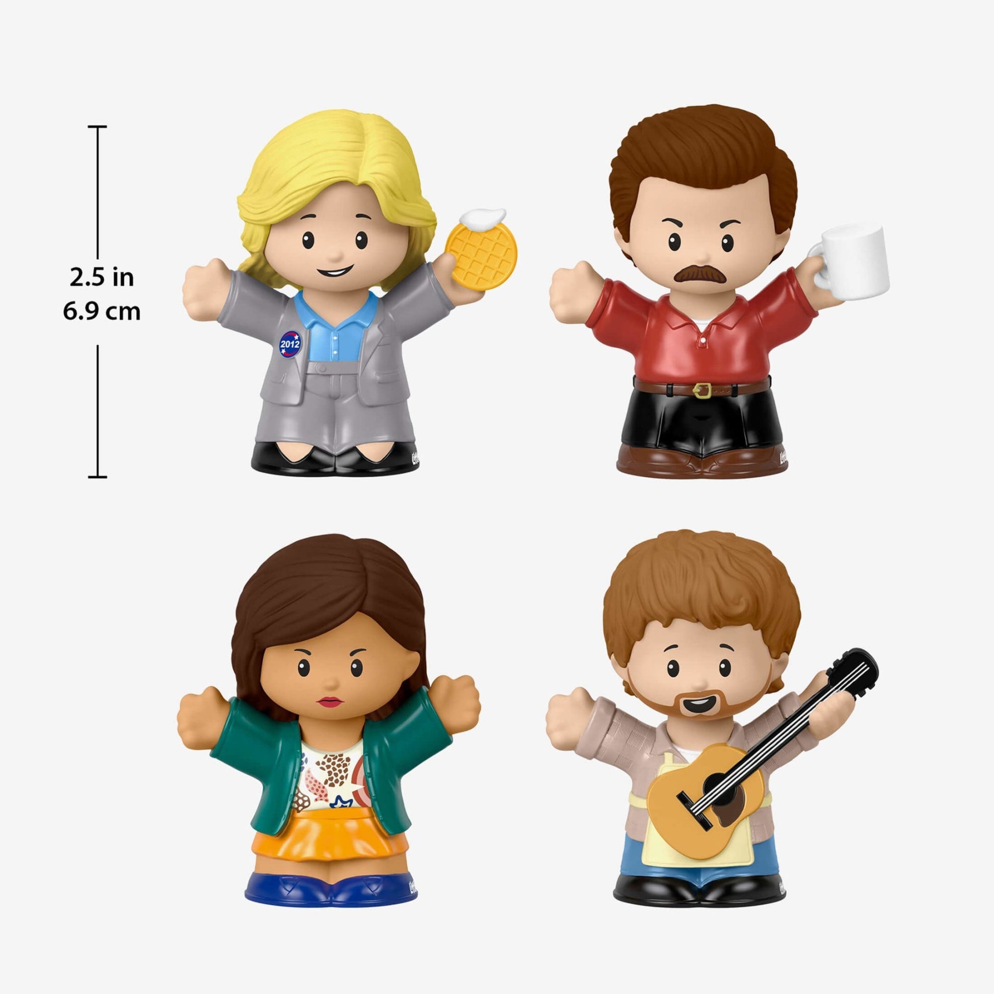 Fisher-Price Little People Collector Parks and Recreation Set - Bộ Mô Hình Nhân Vật Sưu Tầm - Mattel - Hình ảnh bổ sung 5