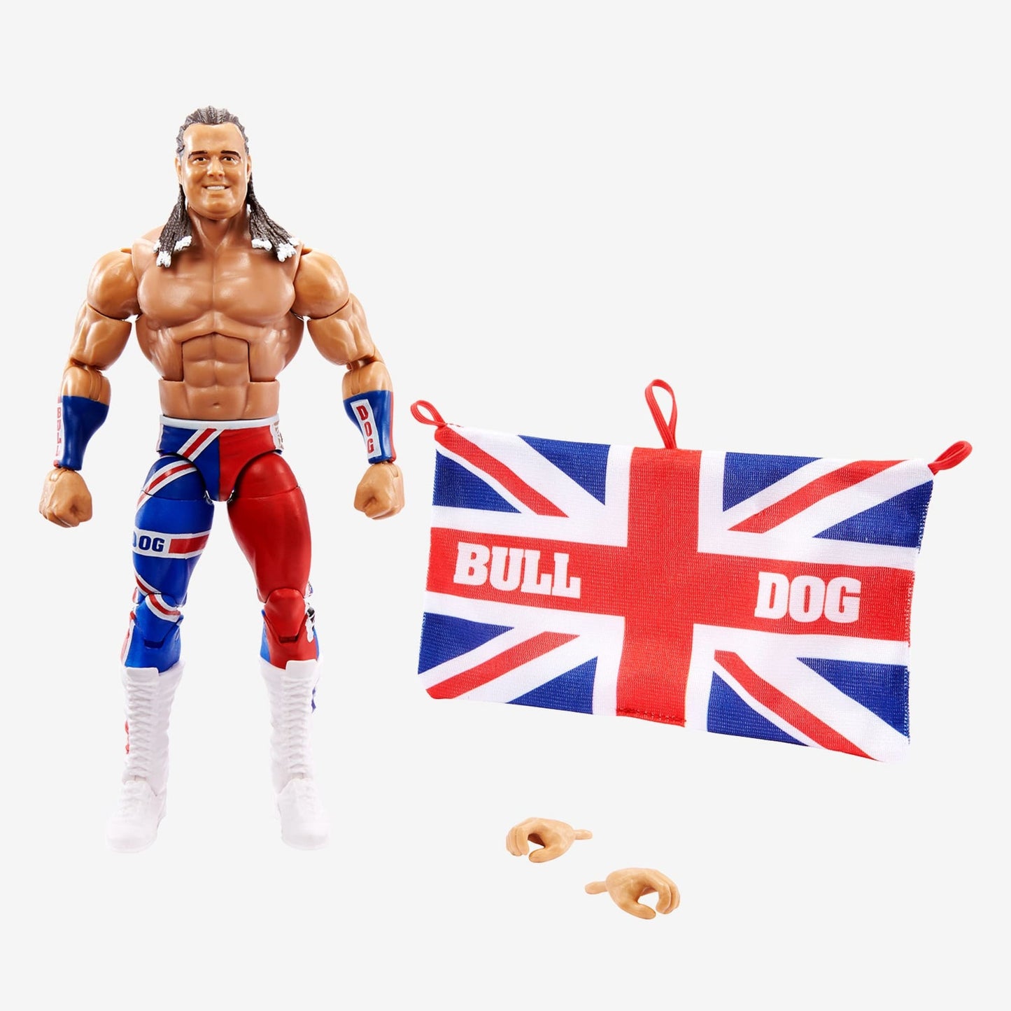 WWE British Bulldog™ Elite Collection Action Figure - Mô hình nhân vật WWE Elite Mattel HJM64 - Hình ảnh bổ sung 6