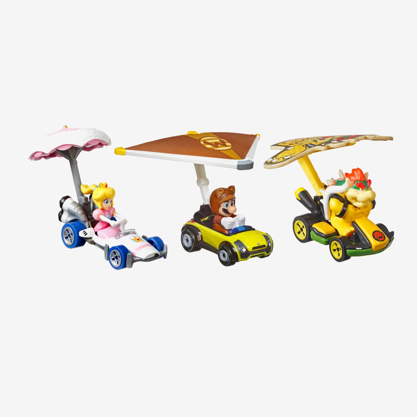 Hot Wheels Mario Kart Vehicles 3-Pack - Bộ 3 Xe Nhân Vật Mario Kart Hot Wheels HDB39 - Góc nhìn khác 3