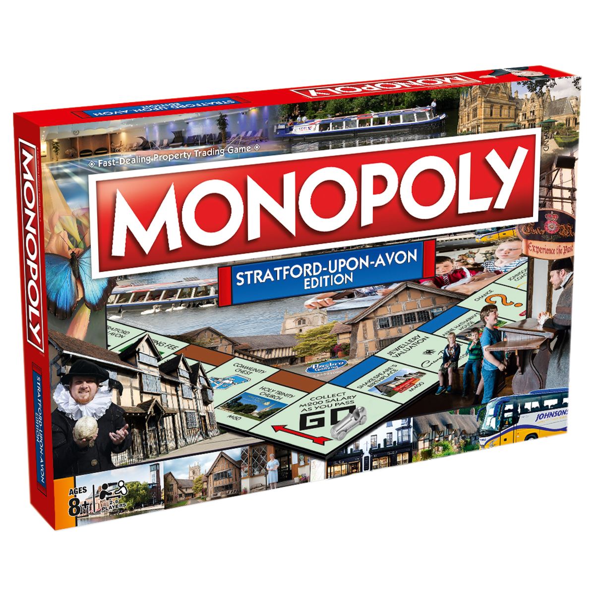 Stratford upon Avon Monopoly Board Game - Cờ Tỷ Phú Bản Đặc Biệt - Winning Moves - Hình ảnh sản phẩm