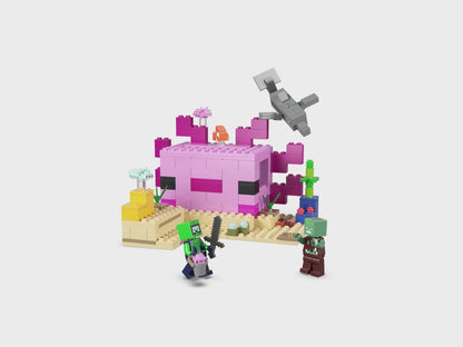 LEGO® Minecraft® The Axolotl House - Đồ Chơi Lắp Ráp Ngôi Nhà Axolotl 21247 - LEGO