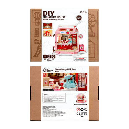 Rolife Food Box Shop - Mô hình nhà búp bê tí hon DIY - Rolife