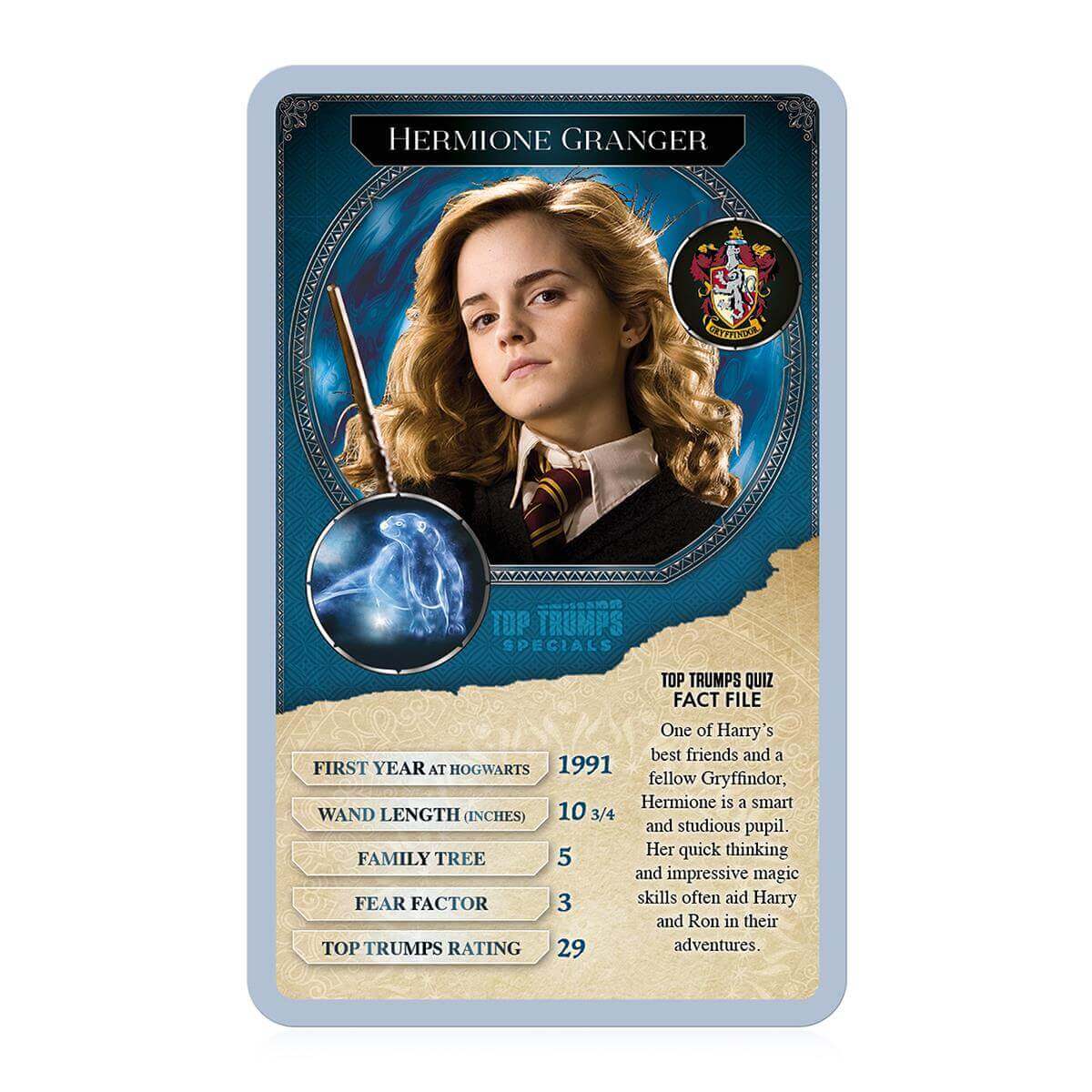 Harry Potter 30 Witches & Wizards Top Trumps Card Game - Trò chơi thẻ bài Phù thủy - Winning Moves - Hình ảnh bổ sung 4