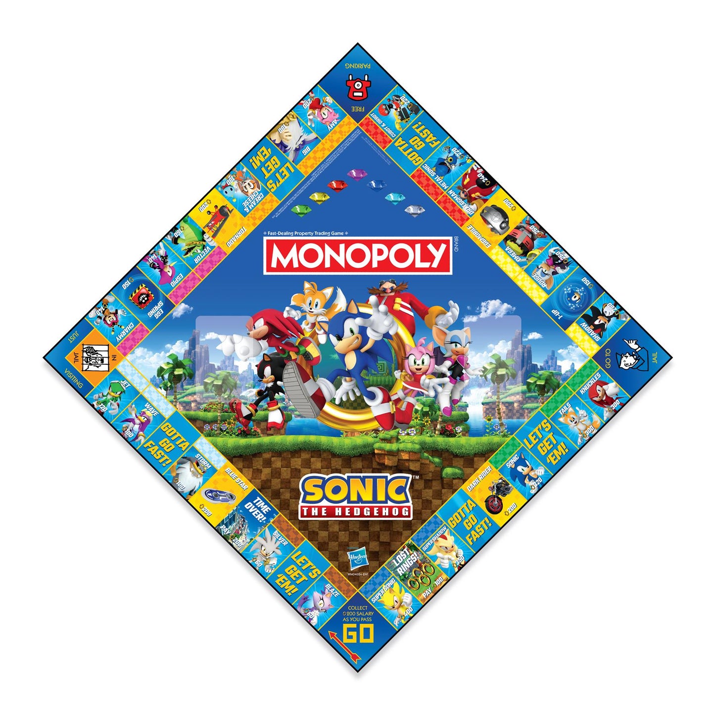 Sonic the Hedgehog Monopoly Board Game - Board Game Gia Đình - Winning Moves - Góc nhìn khác 3