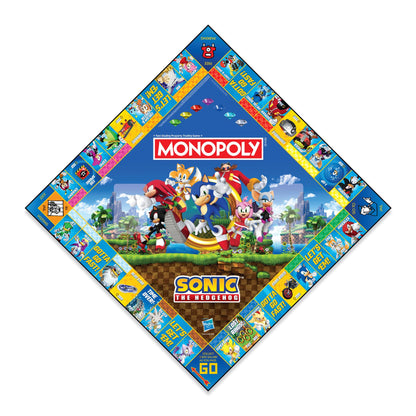 Sonic the Hedgehog Monopoly Board Game - Board Game Gia Đình - Winning Moves - Góc nhìn khác 3