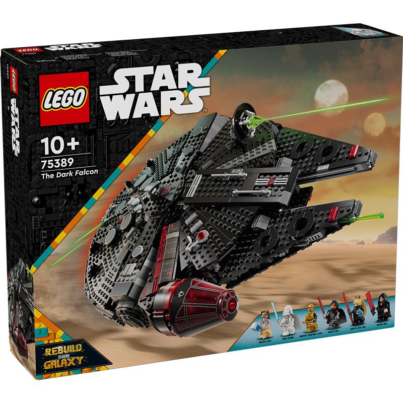 LEGO® Star Wars™ The Dark Falcon - Mô hình lắp ráp Tàu Millennium Falcon Hắc Ám - LEGO 75389 - Hình ảnh sản phẩm
