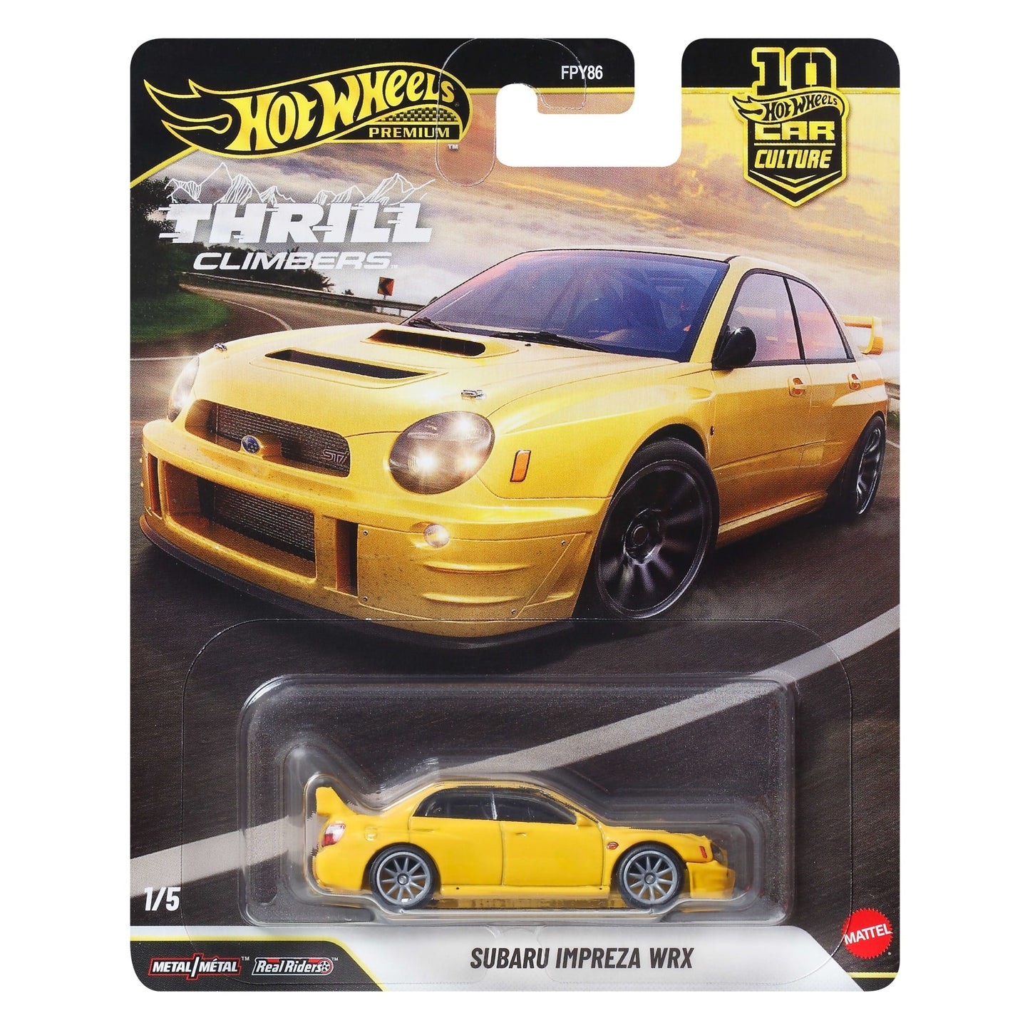 Hot Wheels Premium Car Culture 2-Pack 2004 Volkswagen Gold R32 & Volkswagen Golf MK7