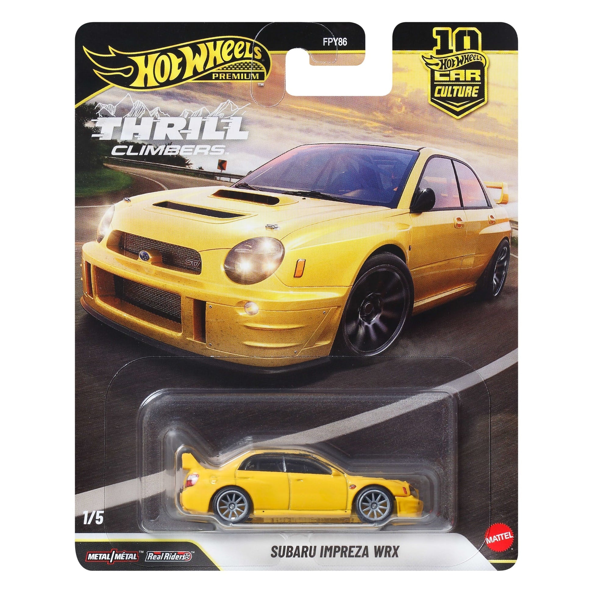 Hot Wheels Premium Car Culture 2-Pack 2004 Volkswagen Gold R32 & Volkswagen Golf MK7