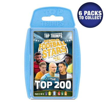 World Football Stars Top 200 - Pack 3 Top Trumps Card Game - Trò chơi thẻ bài bóng đá - Winning Moves - Hình ảnh sản phẩm