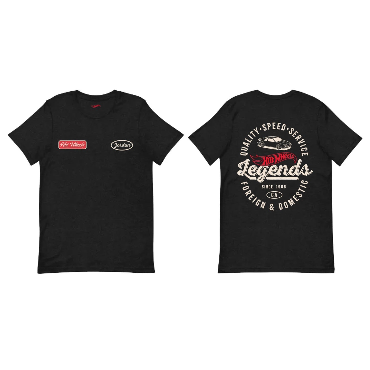Hot Wheels Customizable Legends Mechanic Black T-Shirt - Áo Thun Cá Nhân Hóa - Hot Wheels - Hình ảnh bổ sung 4