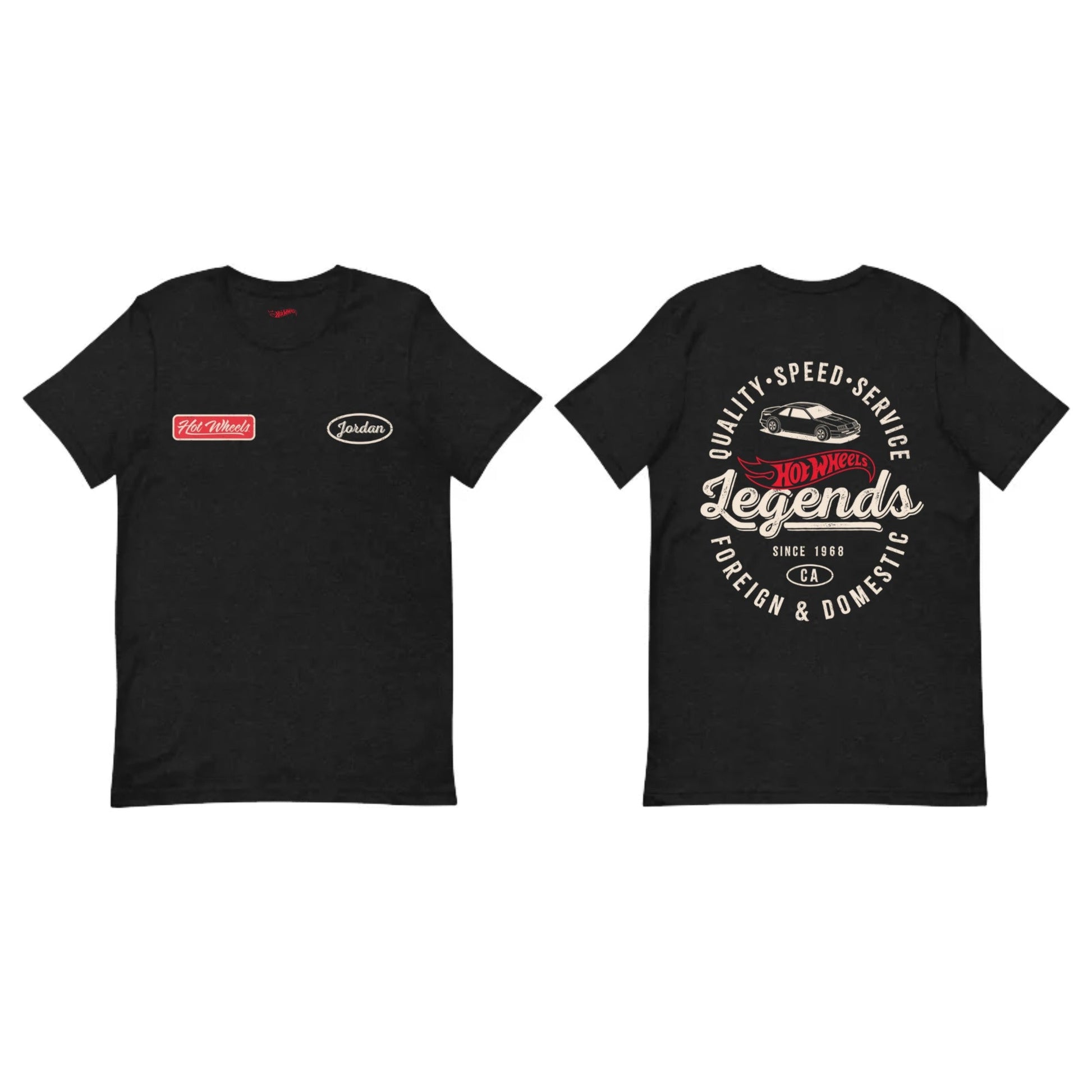 Hot Wheels Customizable Legends Mechanic Black T-Shirt - Áo Thun Cá Nhân Hóa - Hot Wheels - Hình ảnh bổ sung 4