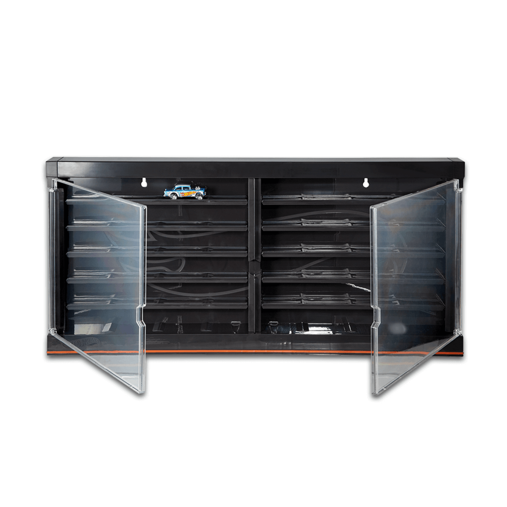 Hot Wheels Display Case - Kệ Trưng Bày 50 Xe Kèm Xe '55 Chevy Gasser - Mattel GND88 - Hình ảnh bổ sung 8