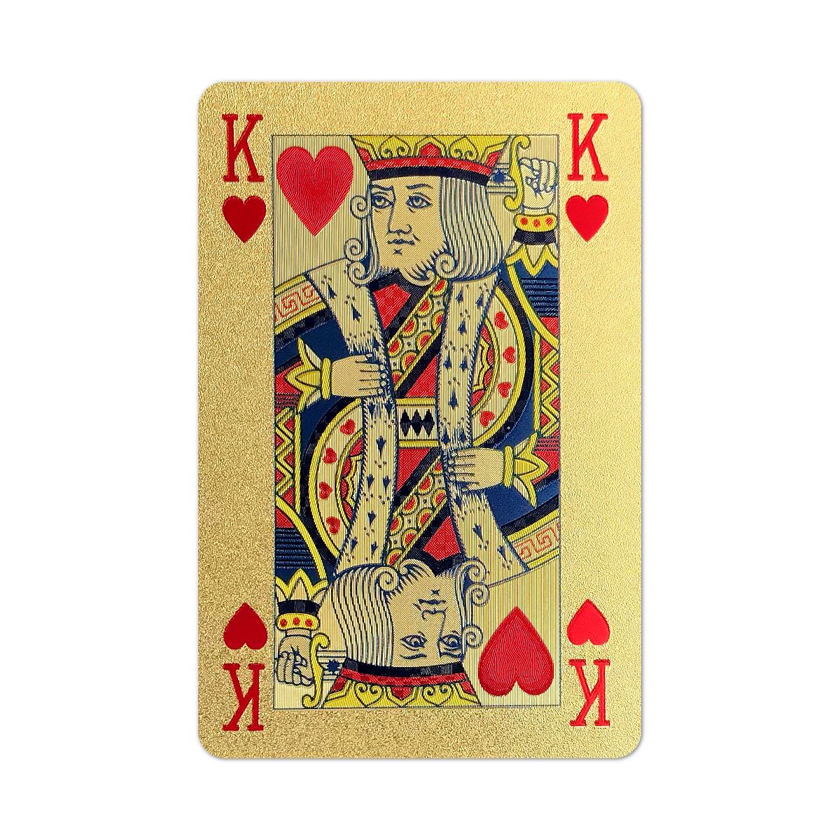 Classic Gold Waddingtons Number 1 Playing Cards - Bộ Bài Tây Màu Vàng Holographic Cao Cấp Winning Moves - Hình ảnh bổ sung 6