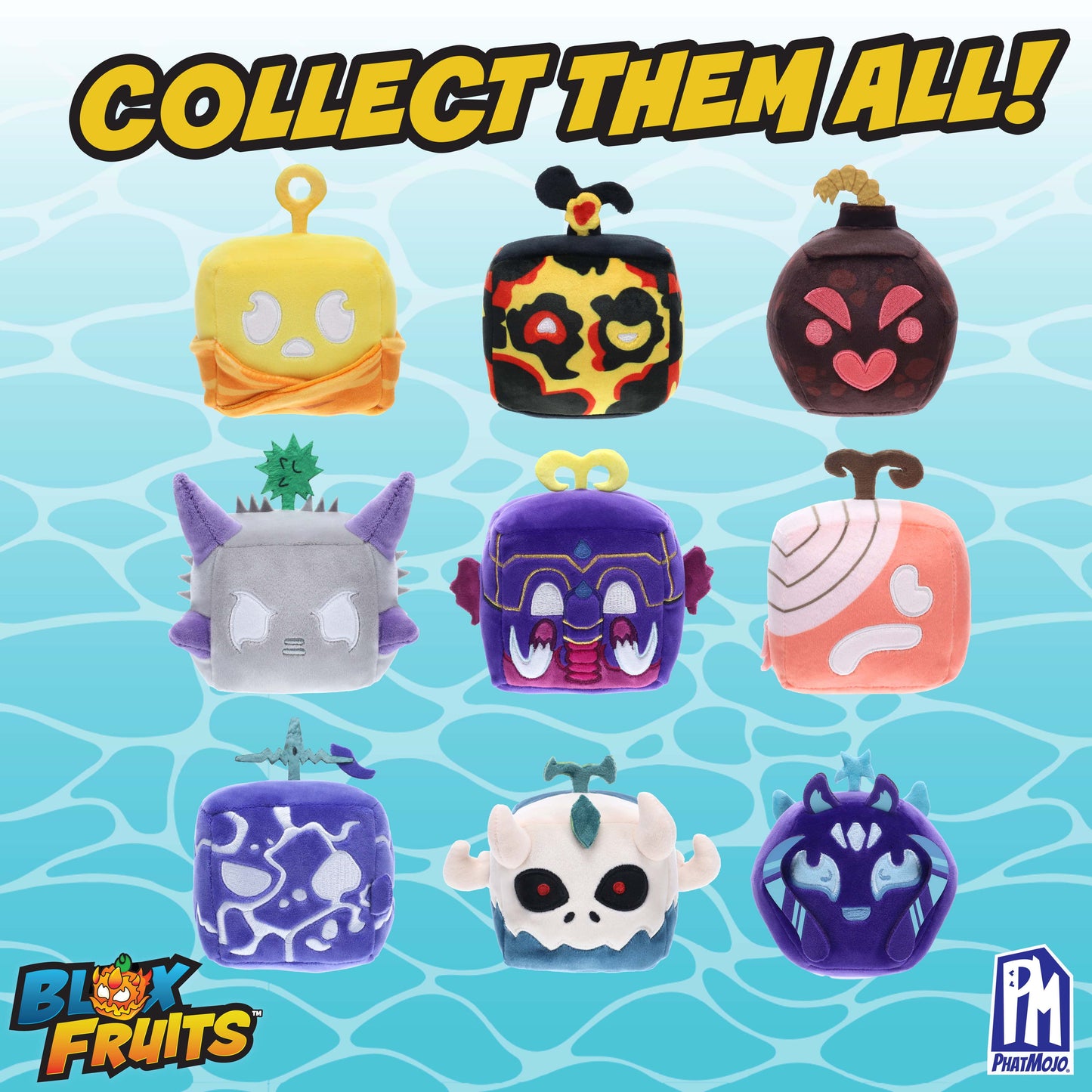 BLOX FRUITS - Collectible Mystery Plush 2-Pack (4" Tall, Series 2) - Bộ 2 Thú Bông Bí Ẩn Sưu Tầm PhatMojo - Góc nhìn khác 3