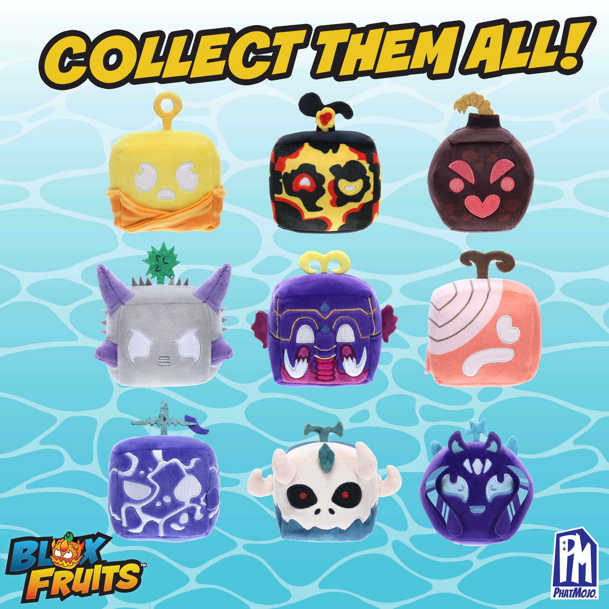 BLOX FRUITS - Collectible Mystery Plush 2-Pack (4" Tall, Series 2) - Bộ 2 Thú Bông Bí Ẩn Sưu Tầm PhatMojo - Góc nhìn khác 3