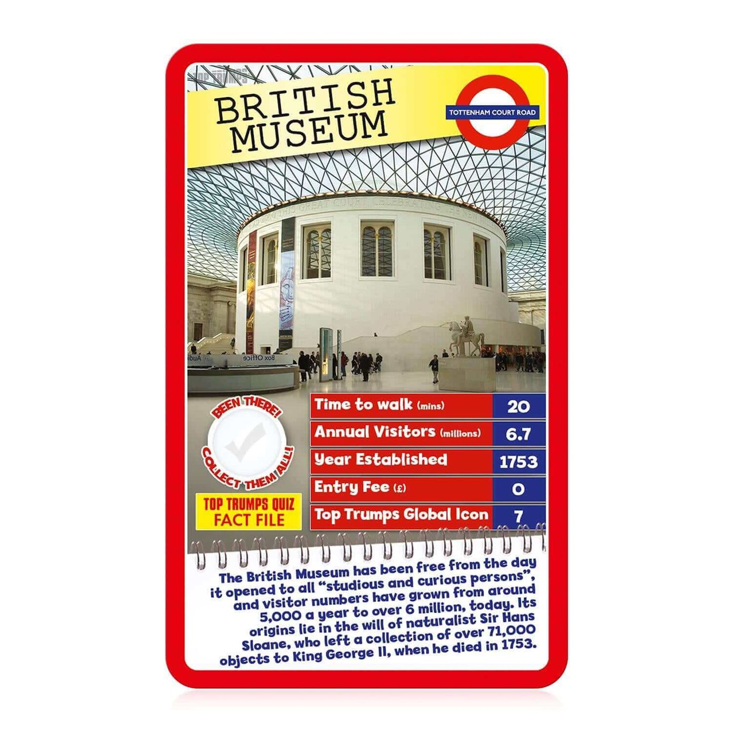London 30 Things to See Top Trumps Card Game - Trò chơi thẻ bài giáo dục du lịch - Winning Moves - Hình ảnh chi tiết 2
