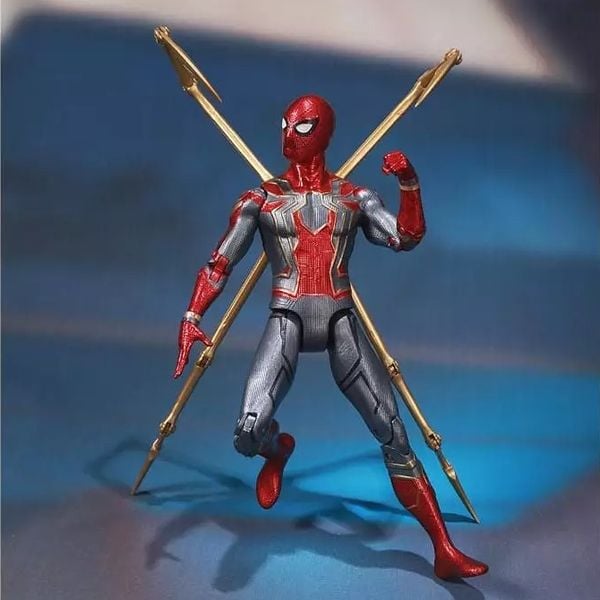 Mô hình Marvel - Iron Spiderman with Plastic Holder - ZD Toys - ZM37