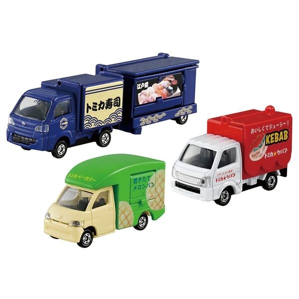 Tomica Let's Eat Together! Tomica Food Shop Set