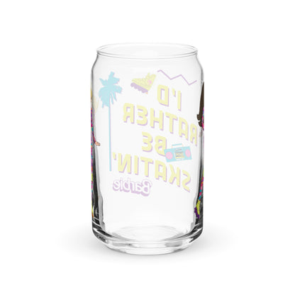 Barbie 1990's Hot Skatin' Can Shaped Glass - Ly Thủy Tinh Hình Lon Nước Mattel