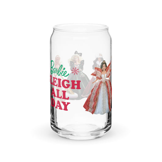 Barbie Vintage Holiday Sleigh All Day Glass - Ly Thủy Tinh Cao Cấp Barbie Signature - Hình ảnh chi tiết 2